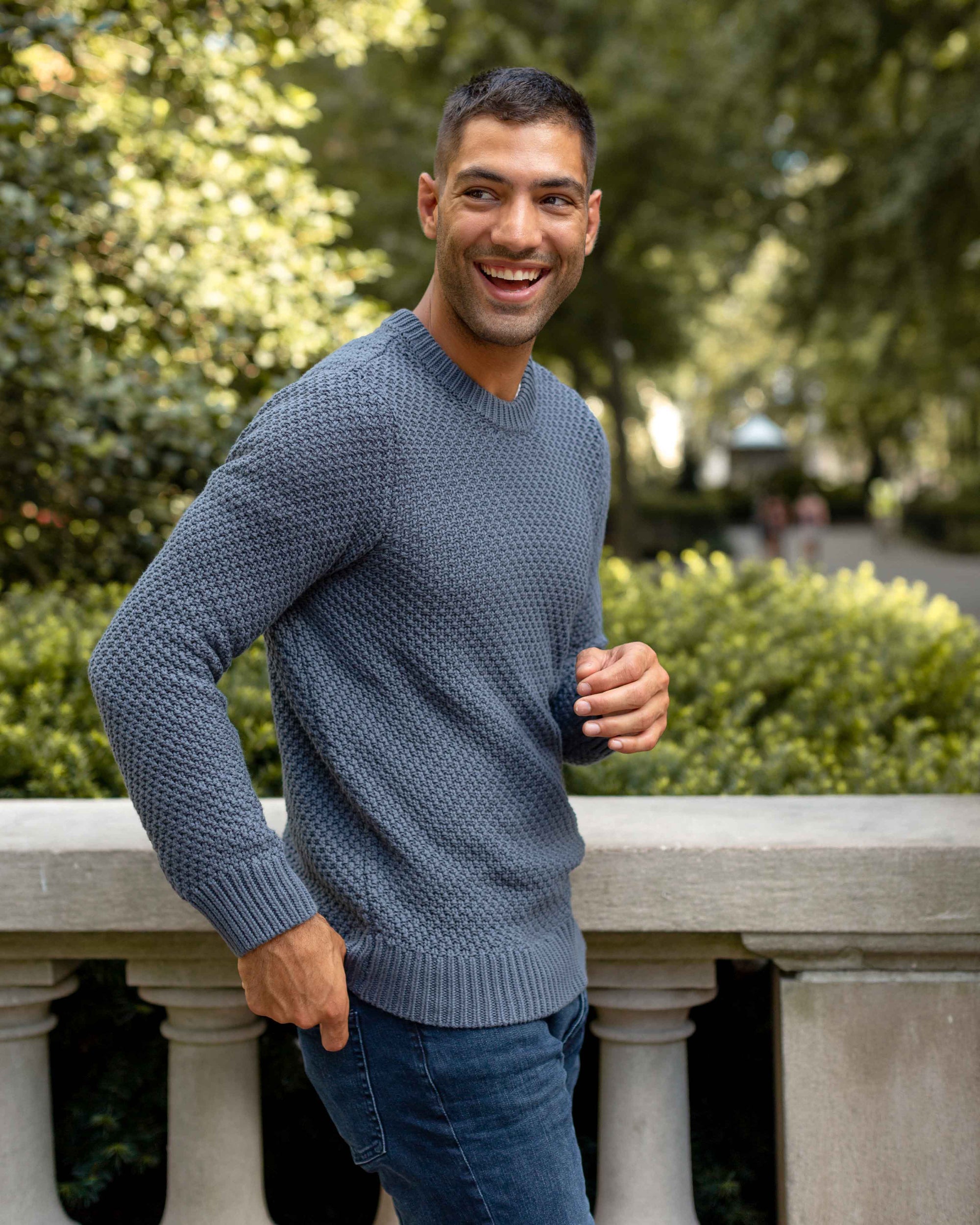 Organic Cotton Crew Sweater