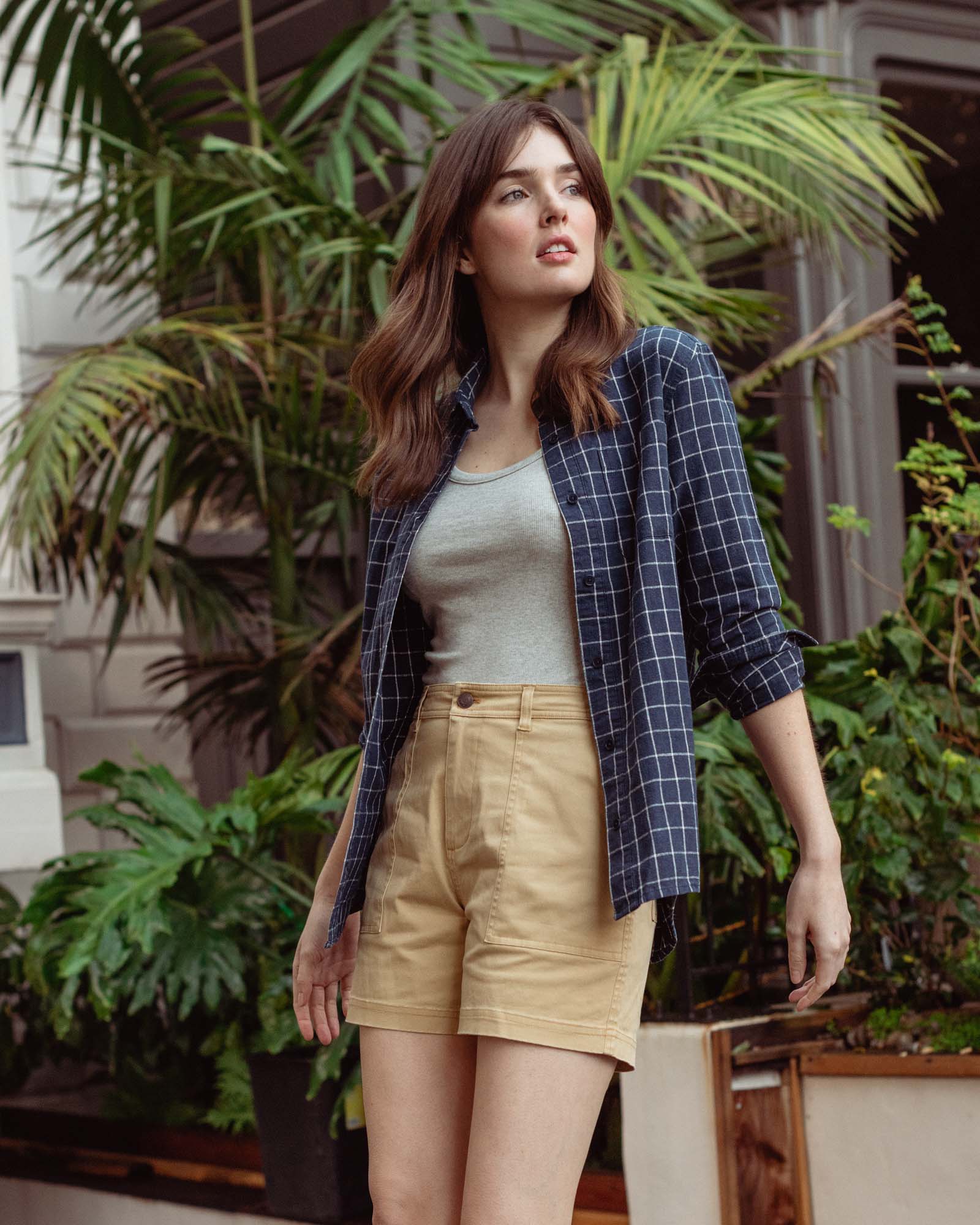 SoftHemp™ Chambray Button Down