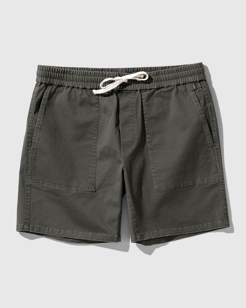 Organic Twill Pull-On Short