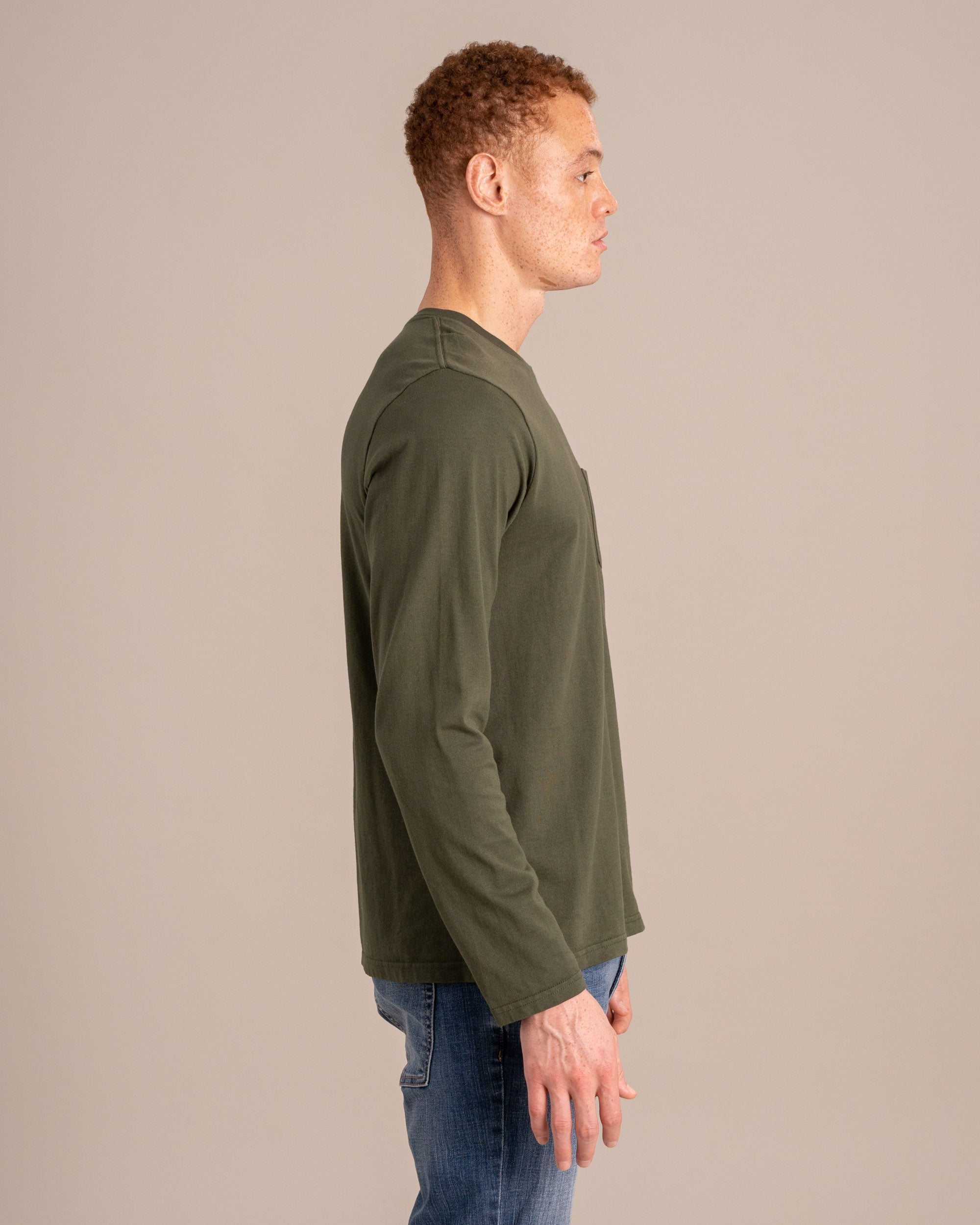 Organic Long-Sleeve Pocket Tee