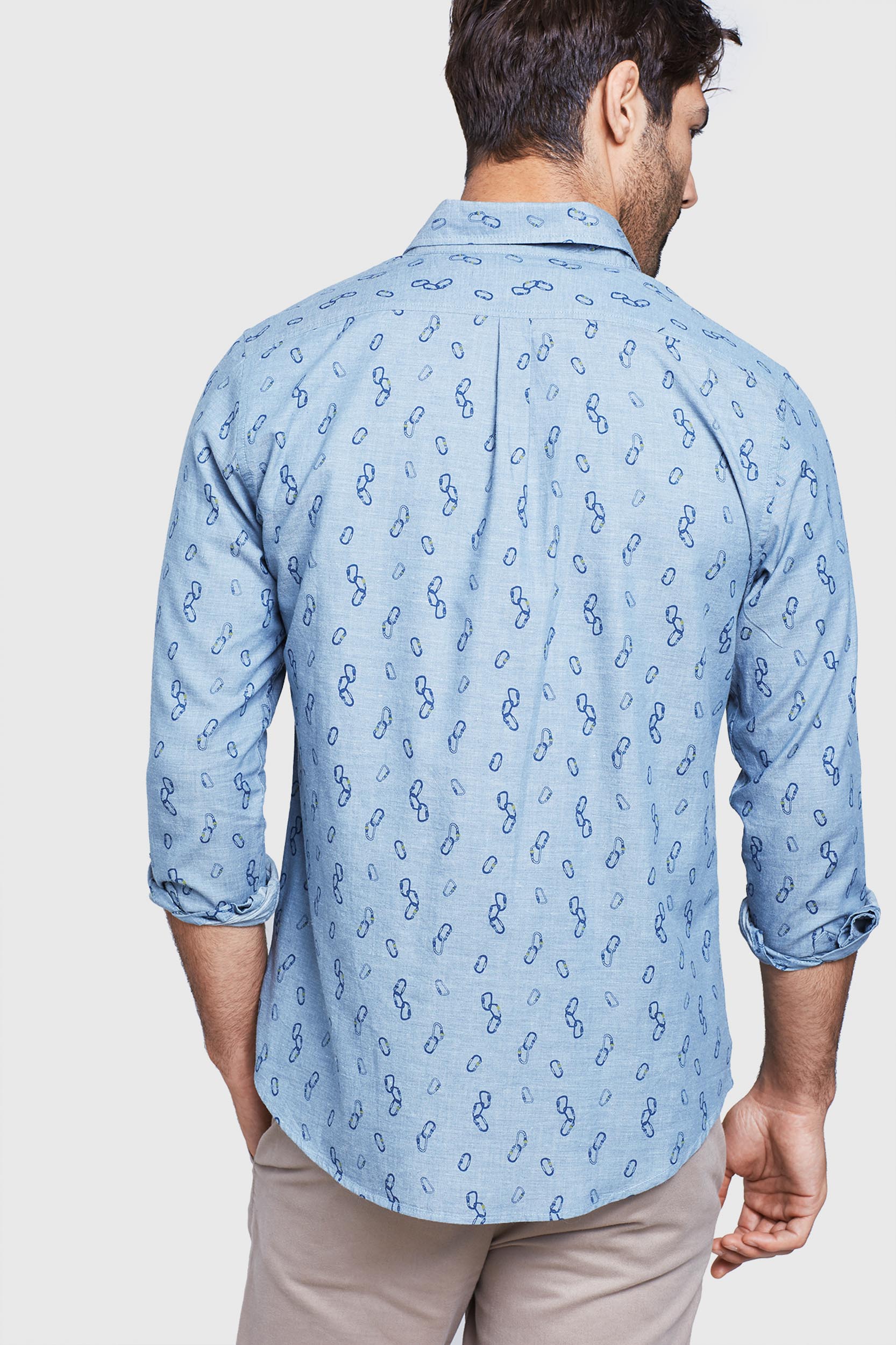 Outpost Printed Button Down