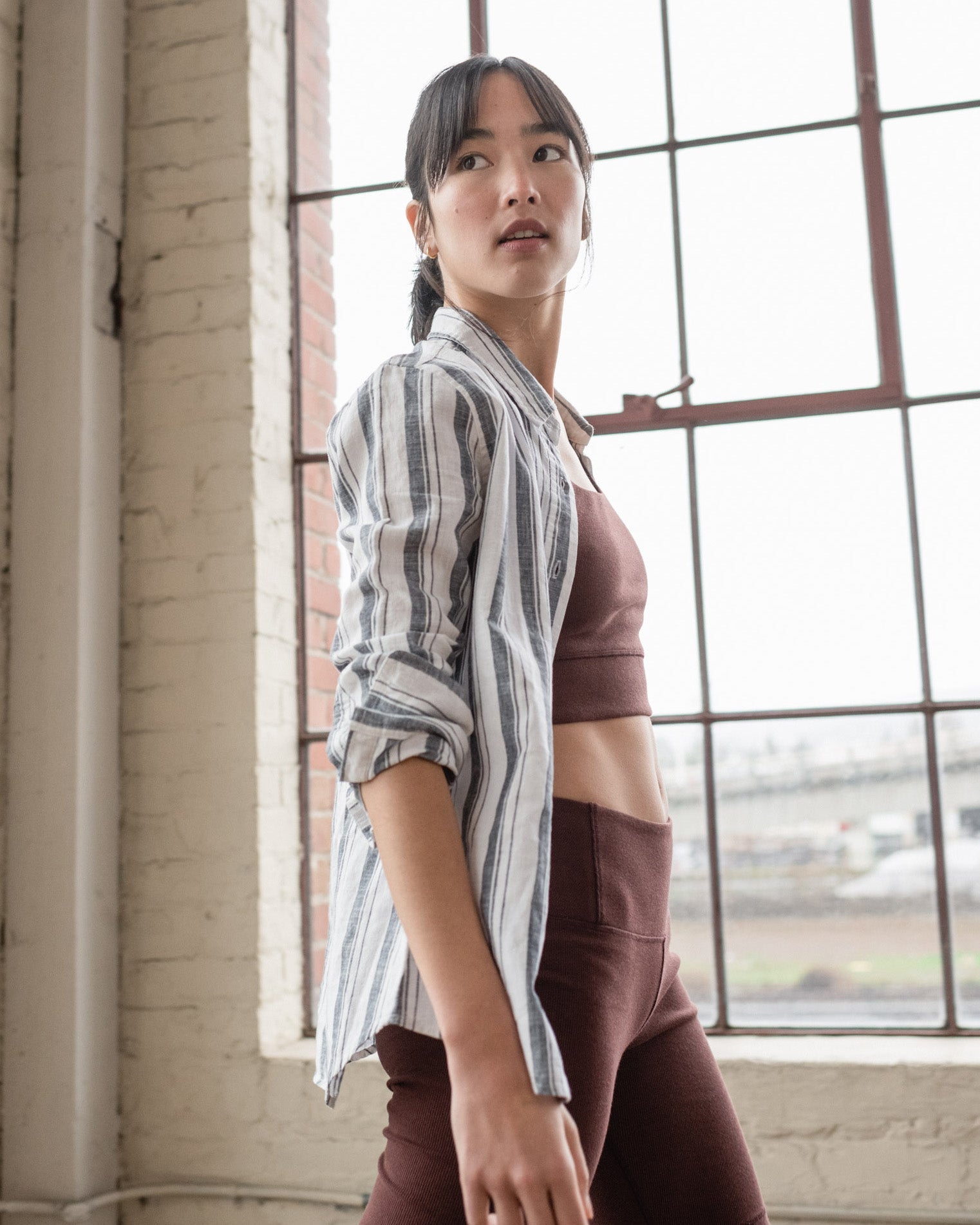 SoftHemp™ Chambray Button Down
