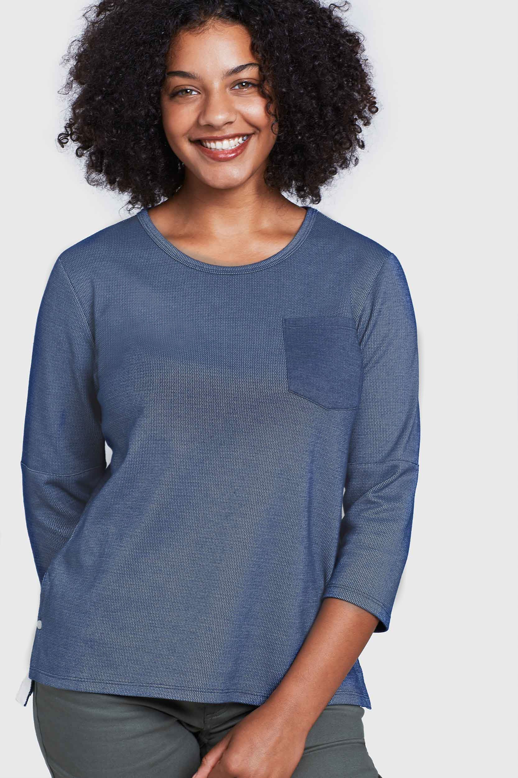 Parkside 3/4 Sleeve Pocket Tee
