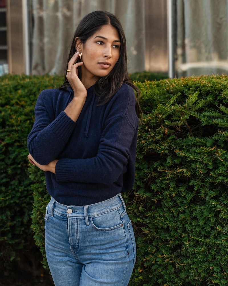 Recycled Cashmere Hoodie