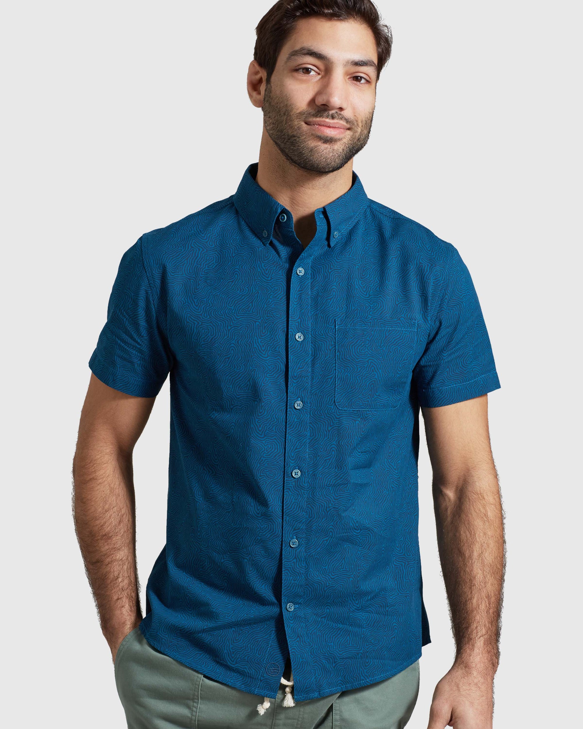 EcoDry™ Short Sleeve Button Down