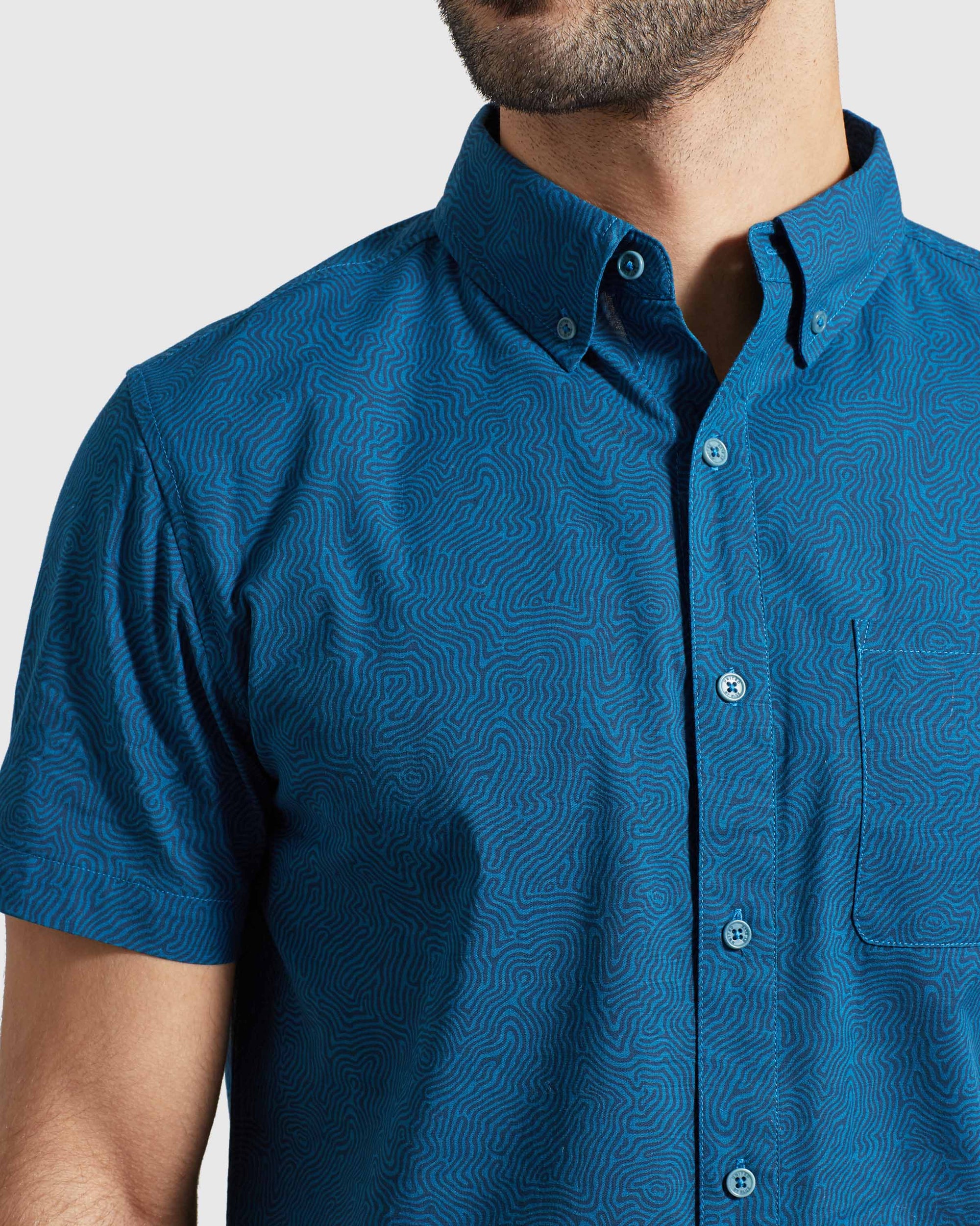 EcoDry™ Short Sleeve Button Down