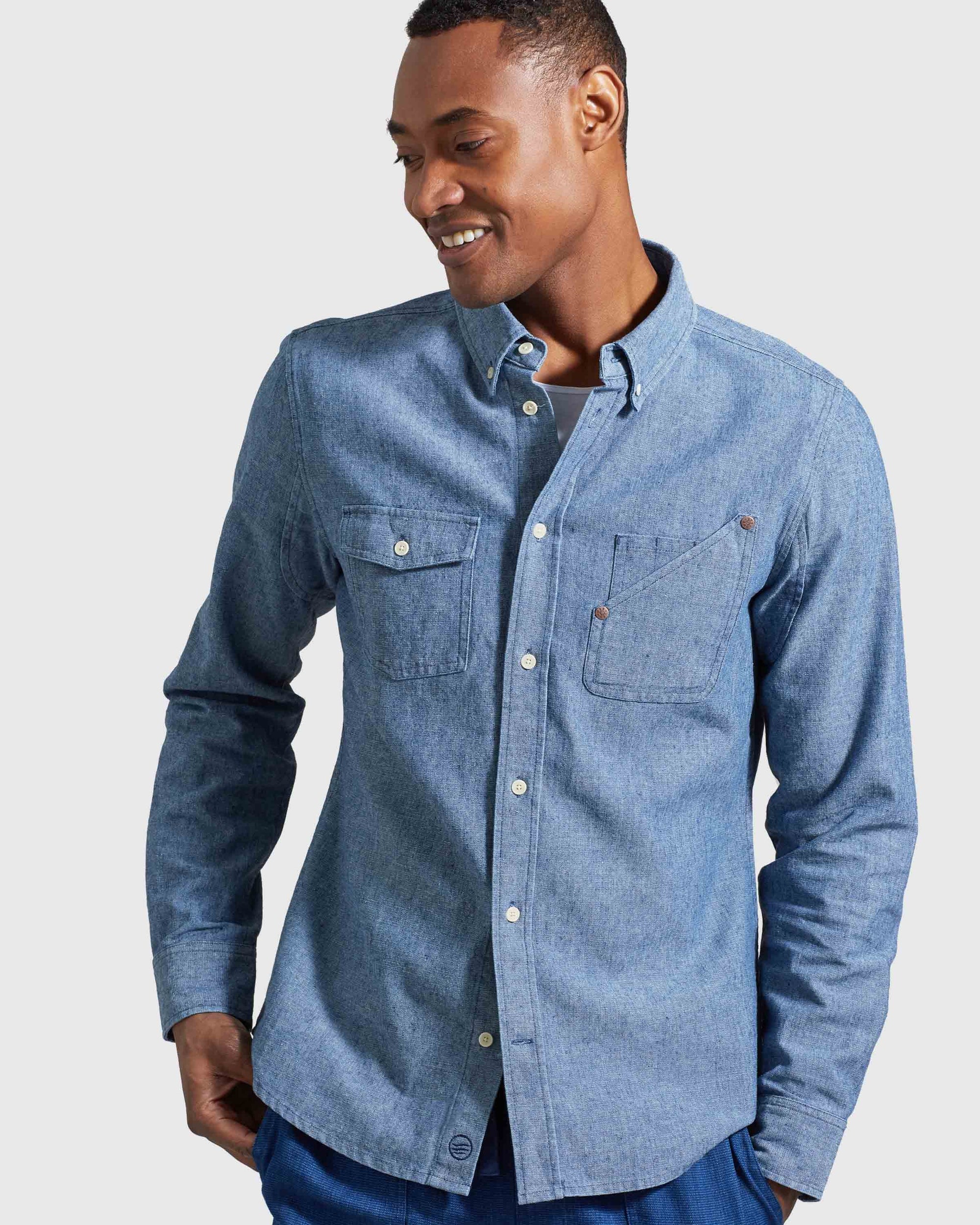 Recycled Utility Button Down