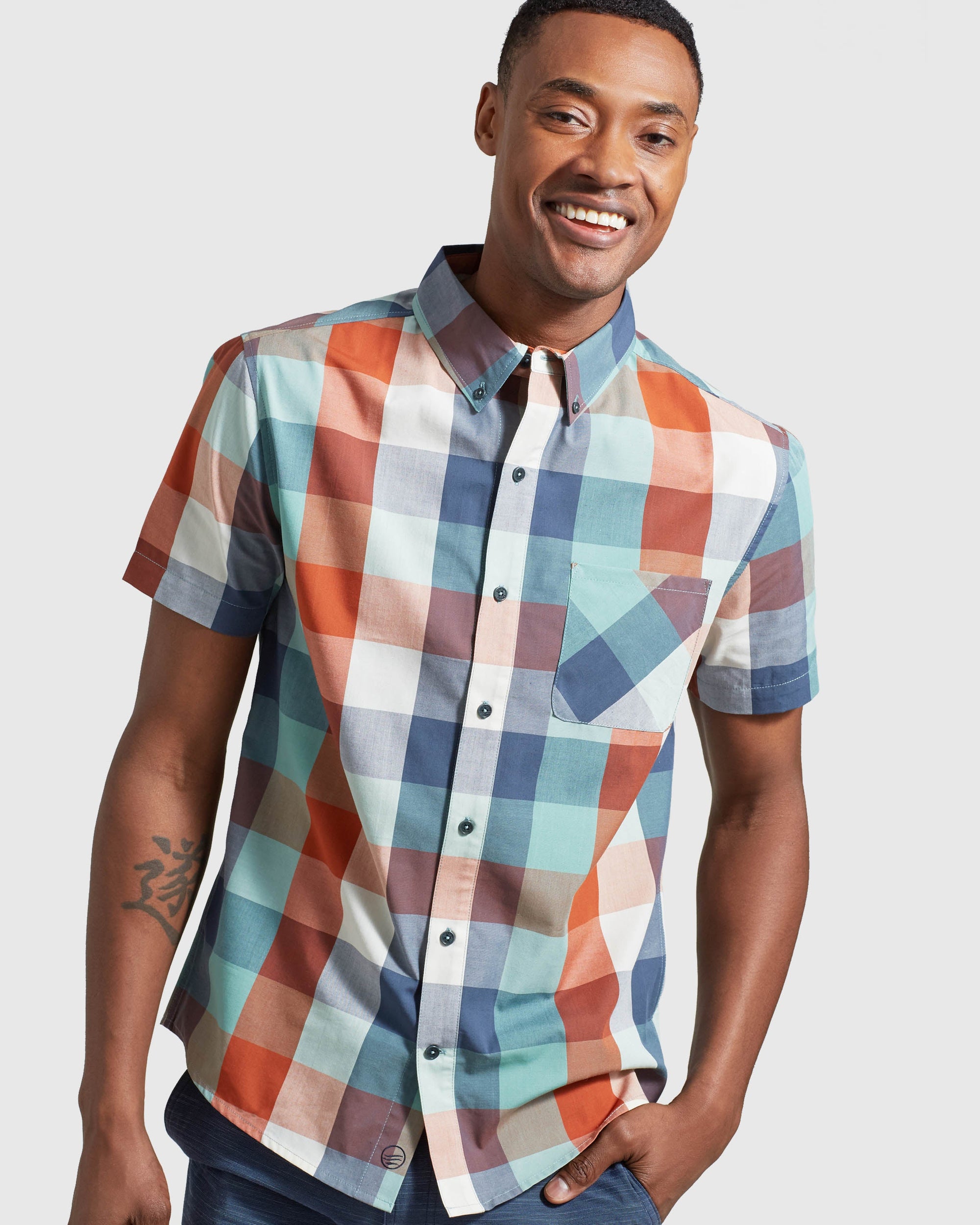 EcoDry™ Short Sleeve Button Down