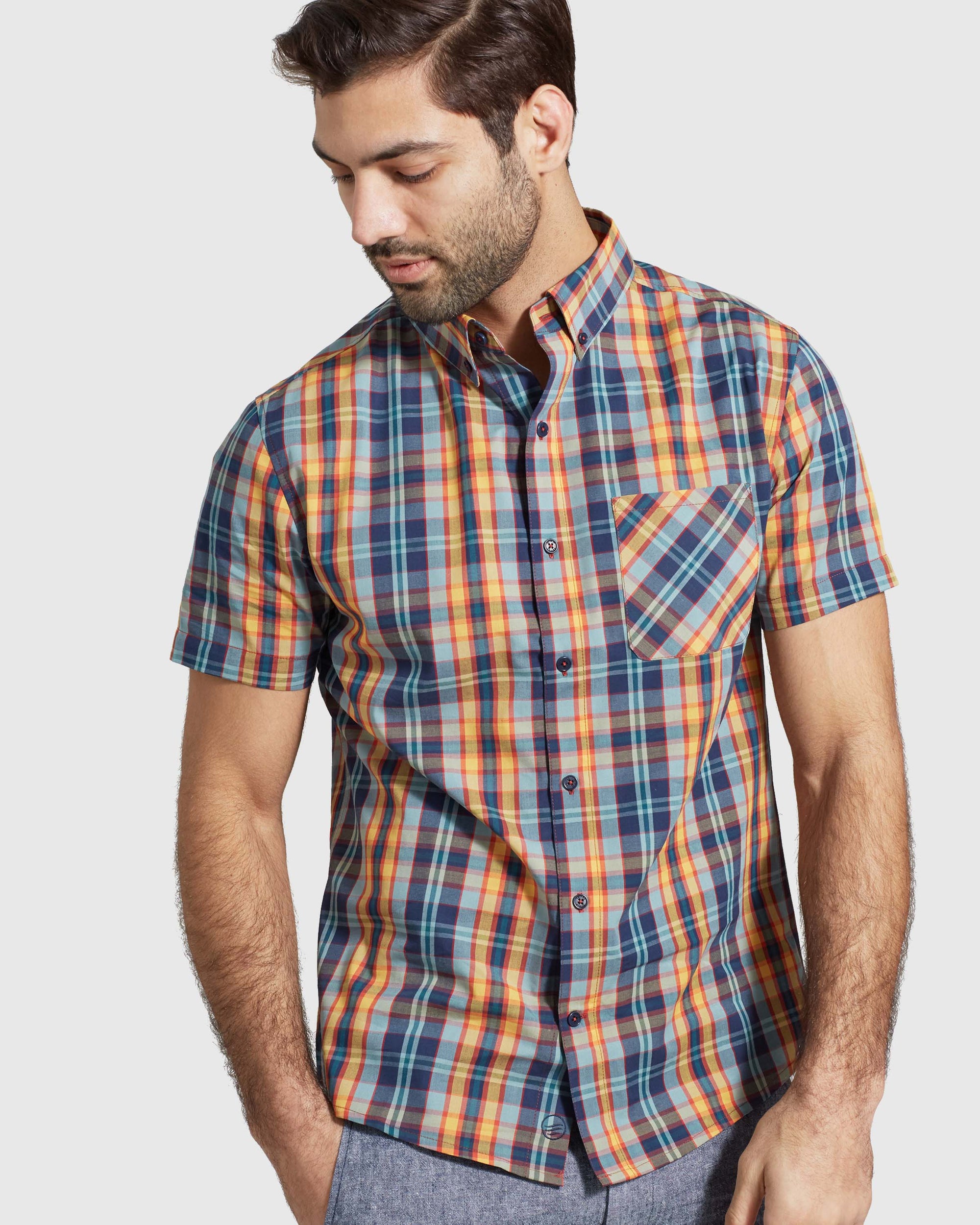 EcoDry™ Short Sleeve Button Down