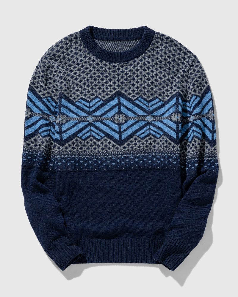 Recycled Wool Fairisle Sweater