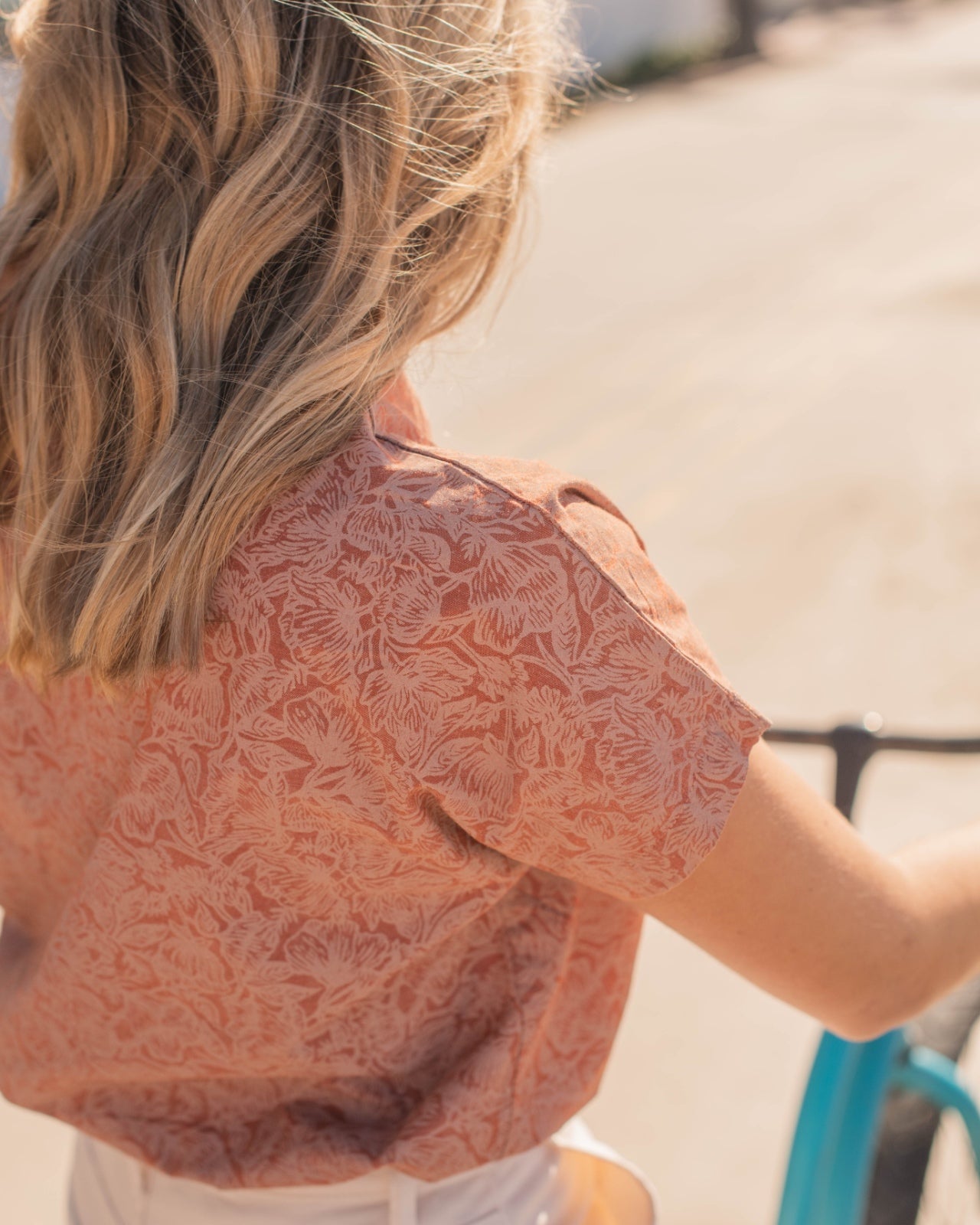 Natural Short Sleeve Button Down