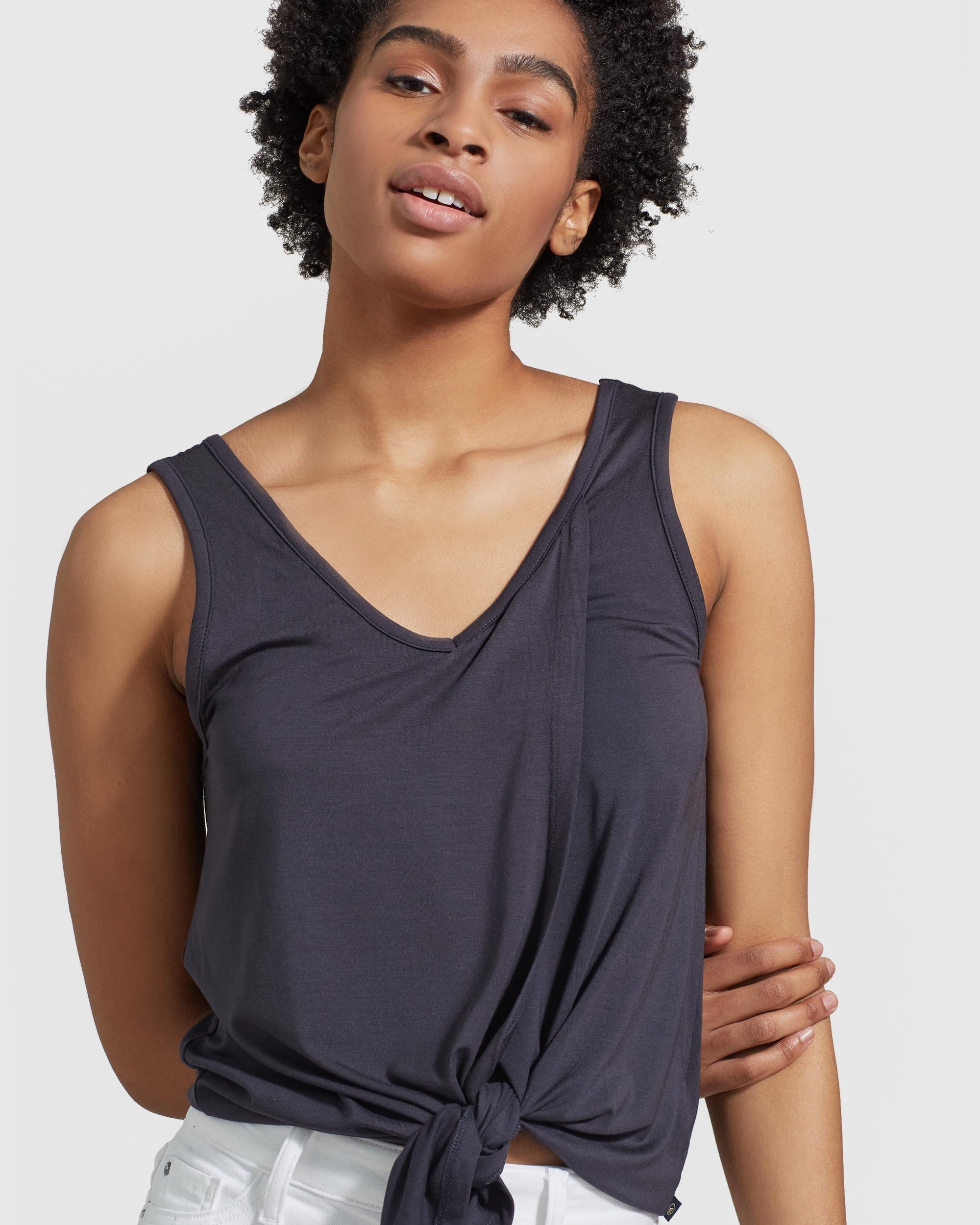 EcoKnit™ Tie Front Tank