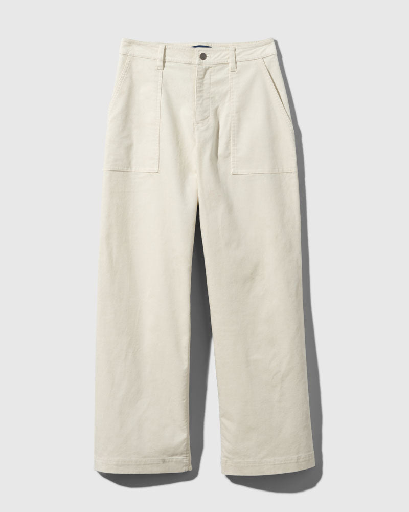 Organic Corduroy Wide Leg Pant