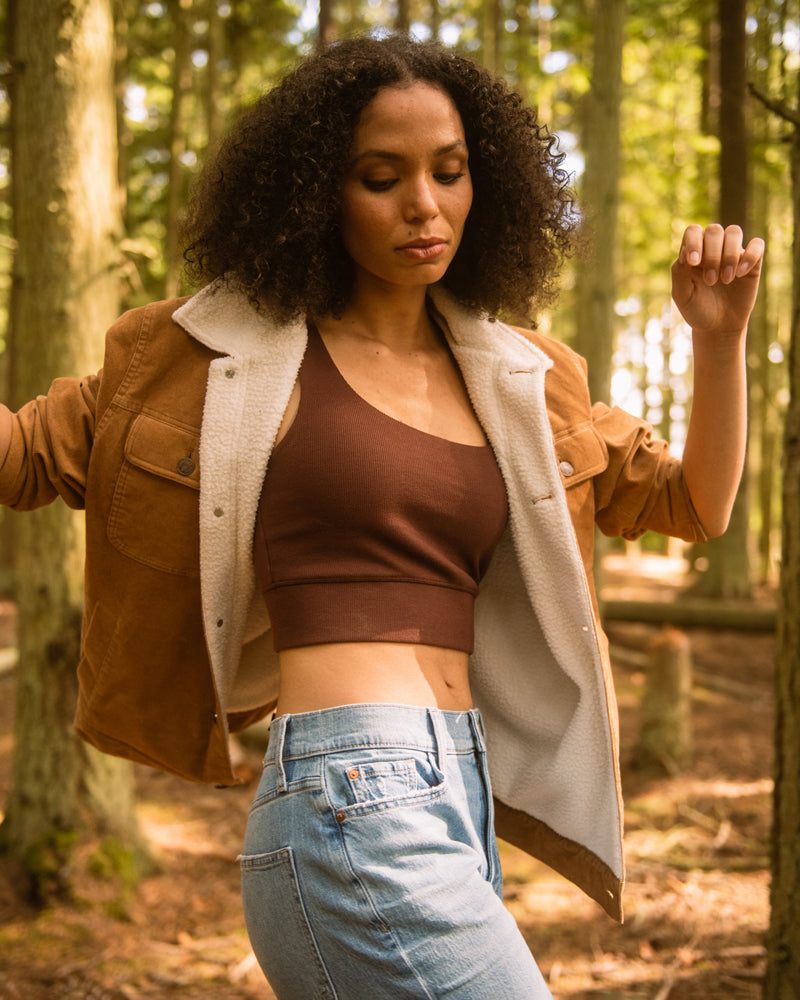 EcoKnit™ Ribbed Sports Bra