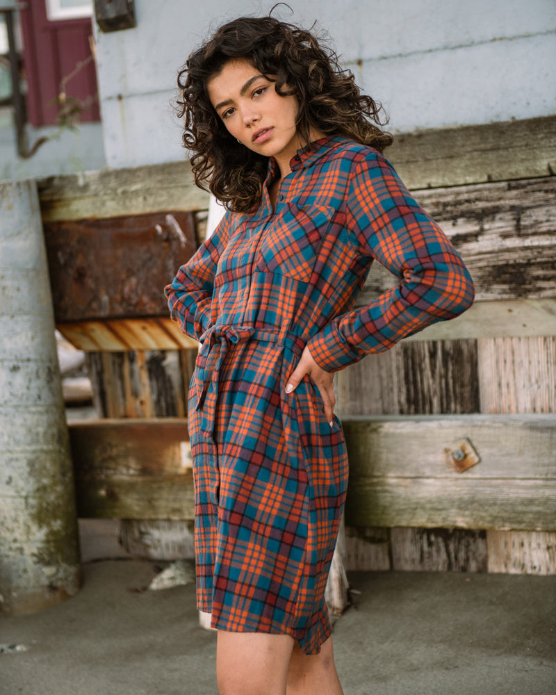 The Responsible Flannel Shirt Dress