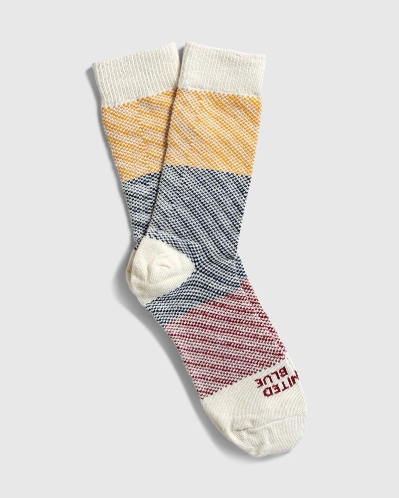 Colorblock SoftHemp™ Sock