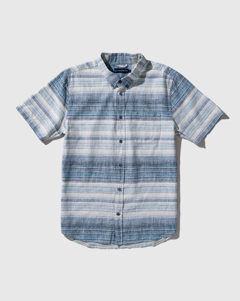 SoftHemp™ Chambray Short-Sleeve Button Down