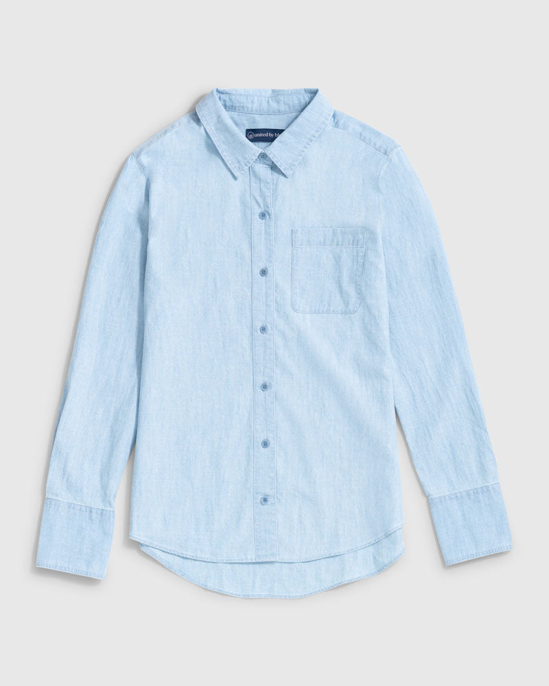 Organic Chambray Button Down