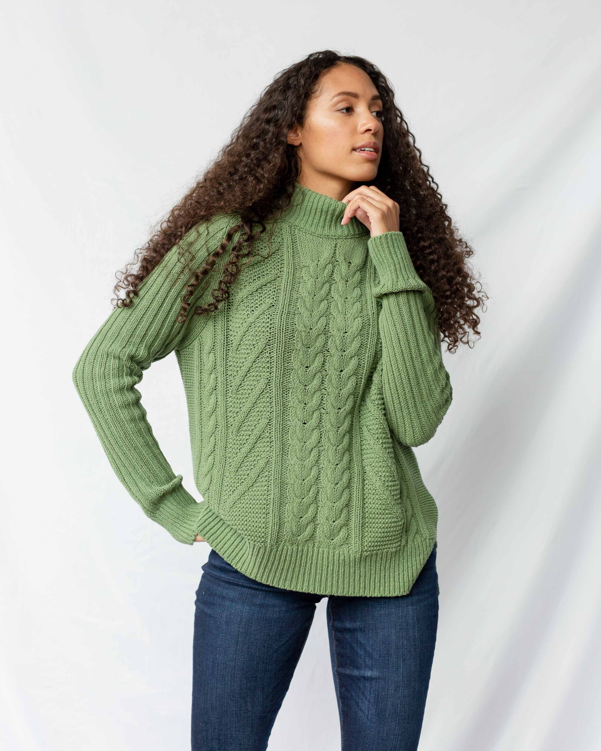Recycled Cotton Fisherman Sweater