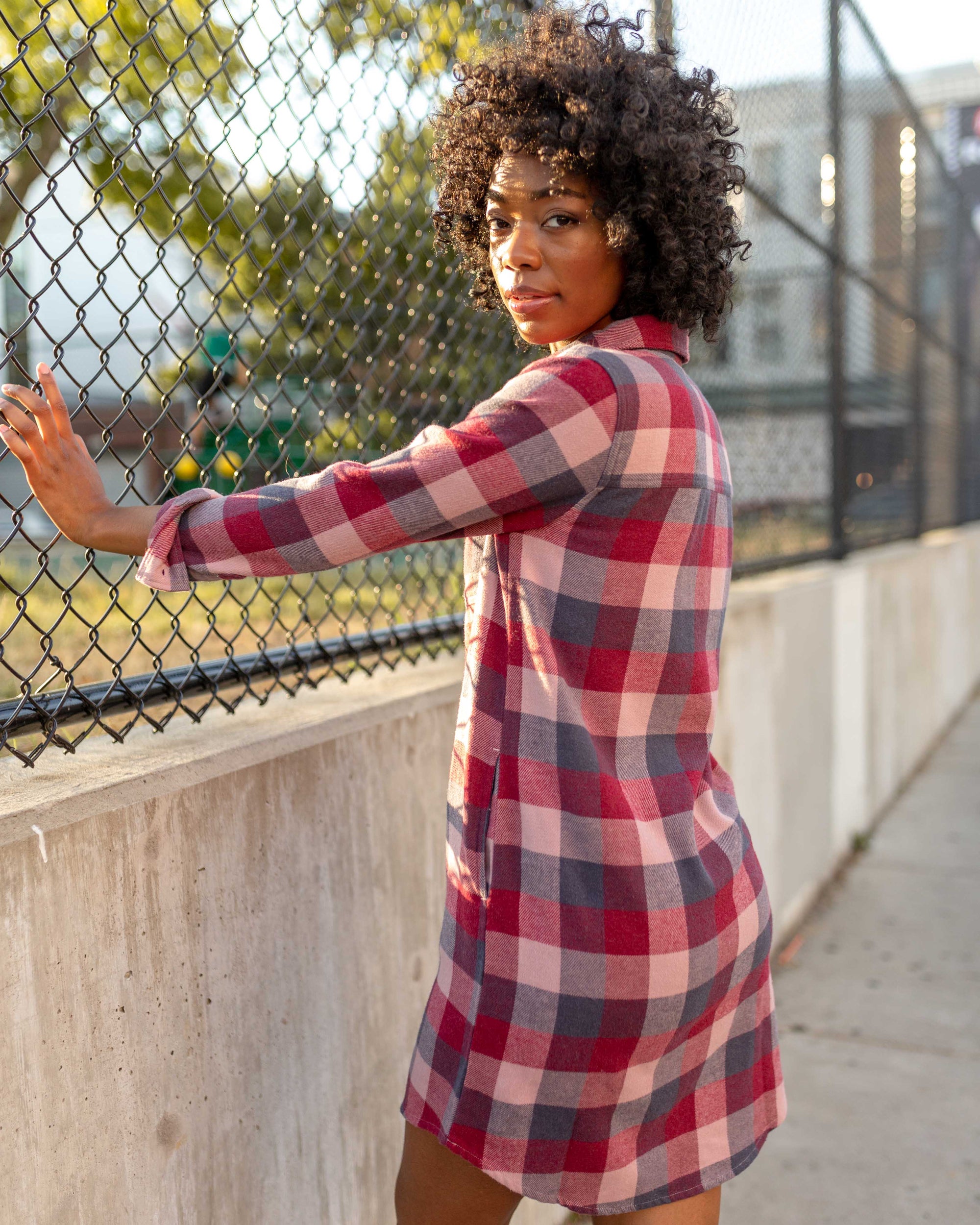 The Responsible Flannel Dress