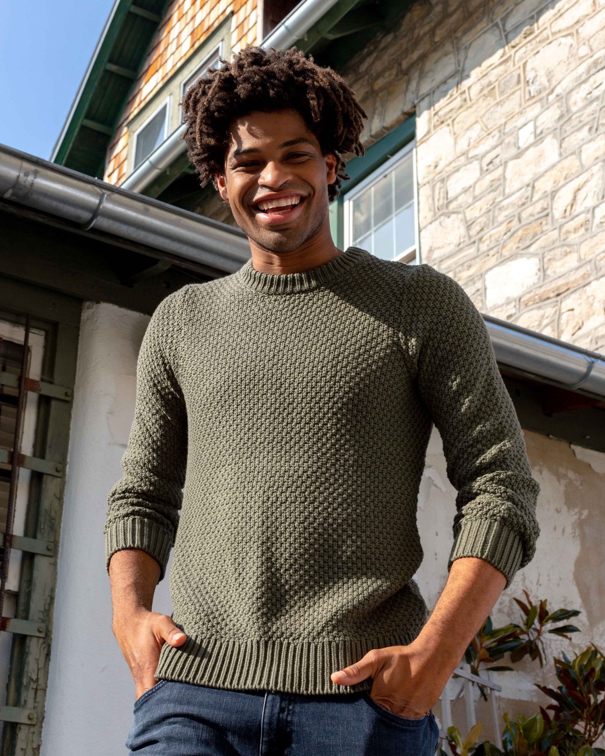 Organic Cotton Crew Sweater