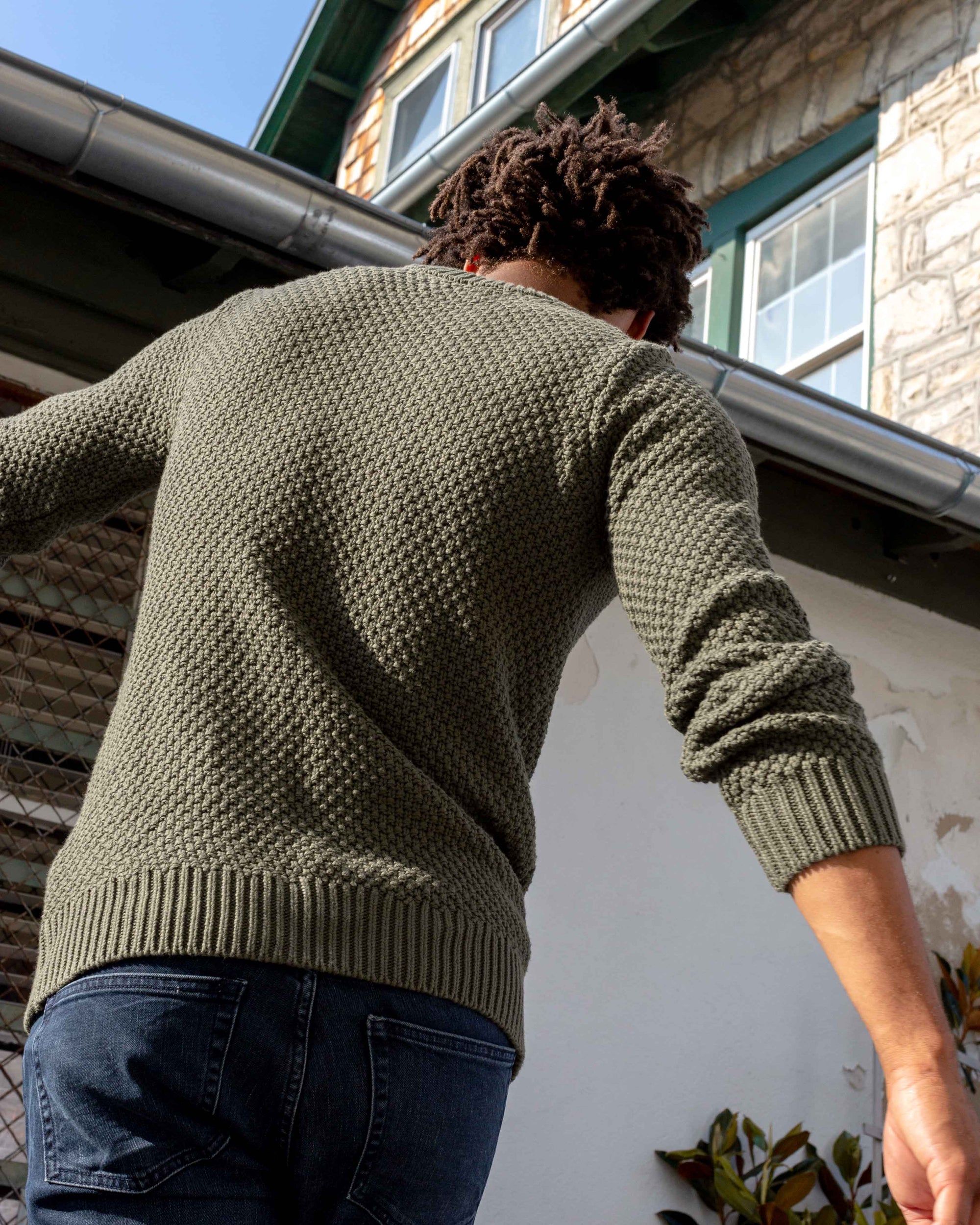 Organic Cotton Crew Sweater