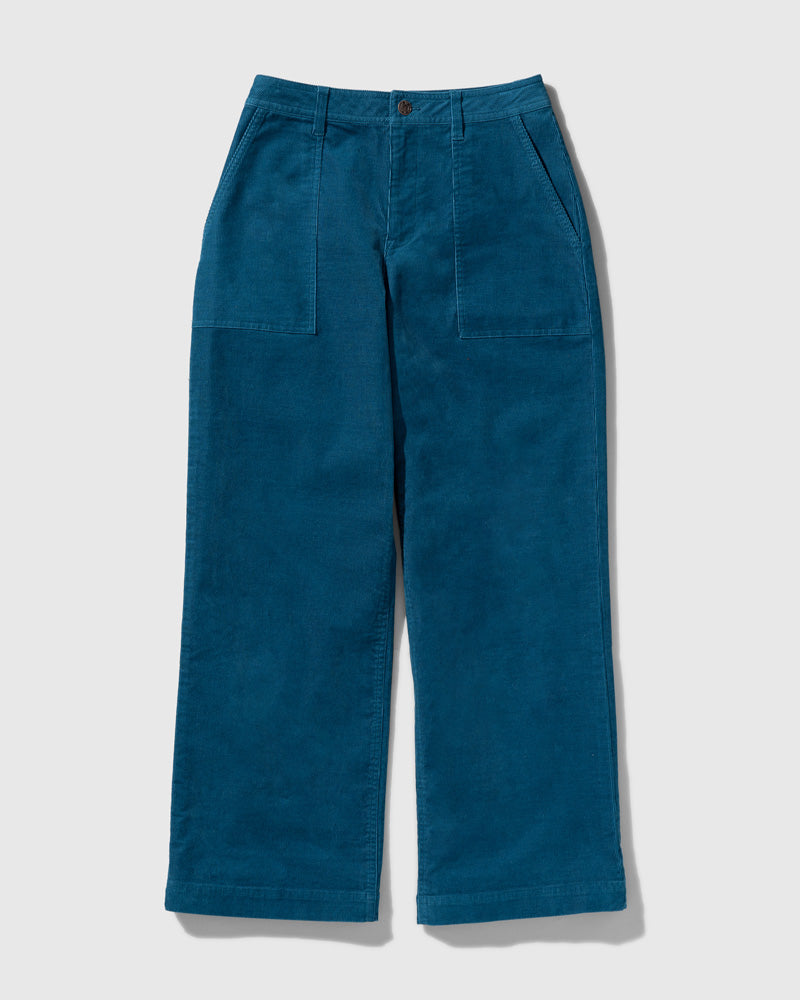 Organic Corduroy Wide Leg Pant