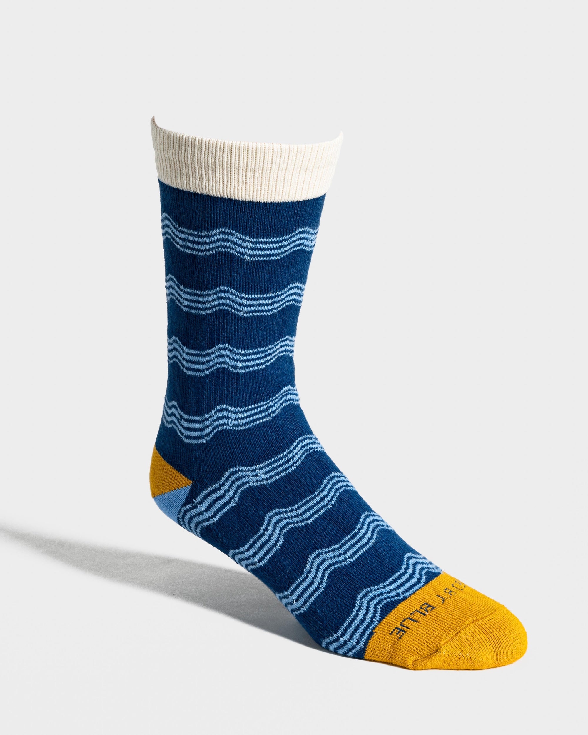 Printed SoftHemp™ Sock - Navy