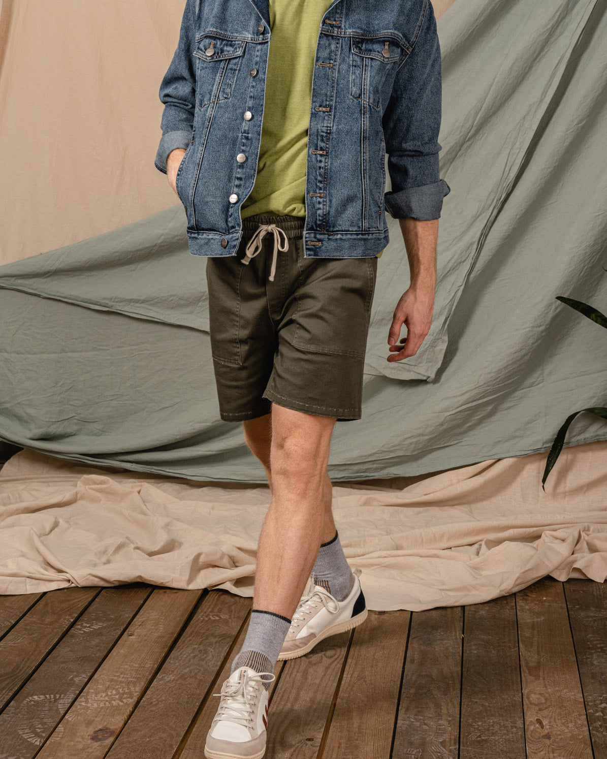 Organic Twill Pull-On Short