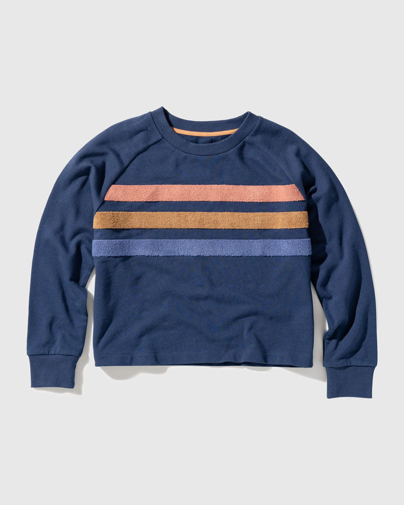 Organic Raglan Crew Pullover