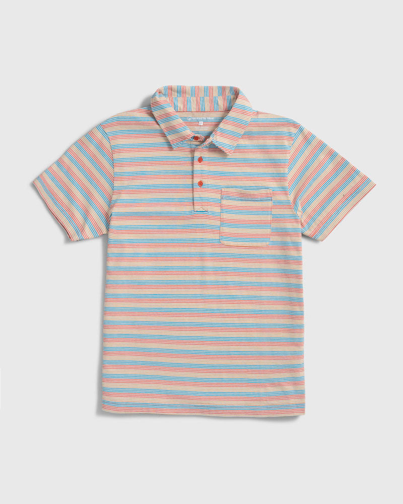 Organic Striped Polo