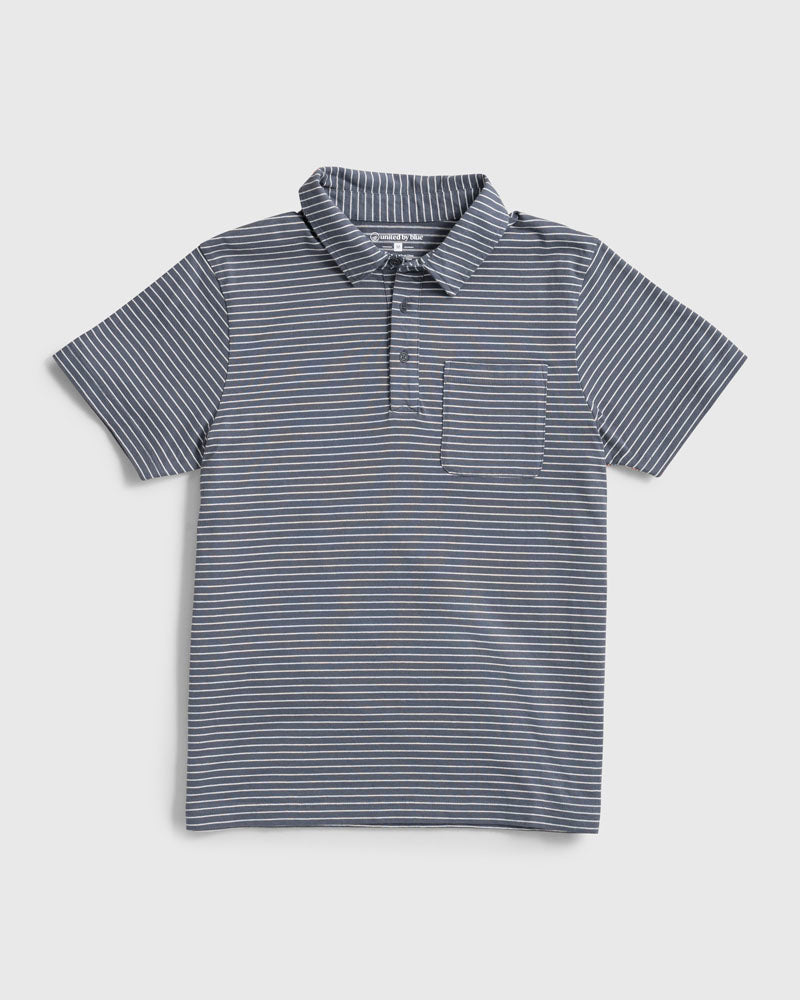 Organic Striped Polo