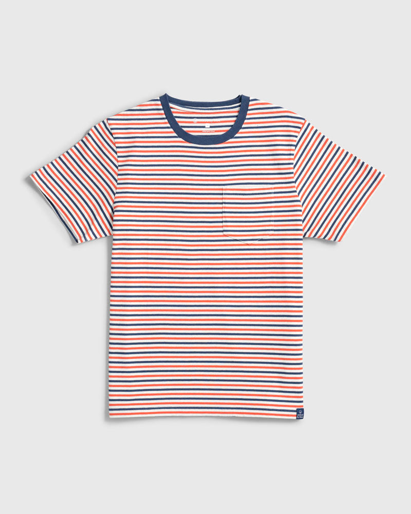 Organic Striped Pocket Tee