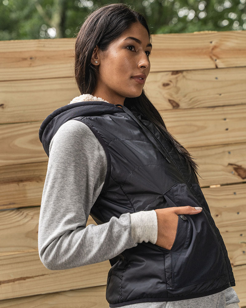 Bison Ultralight Hooded Vest