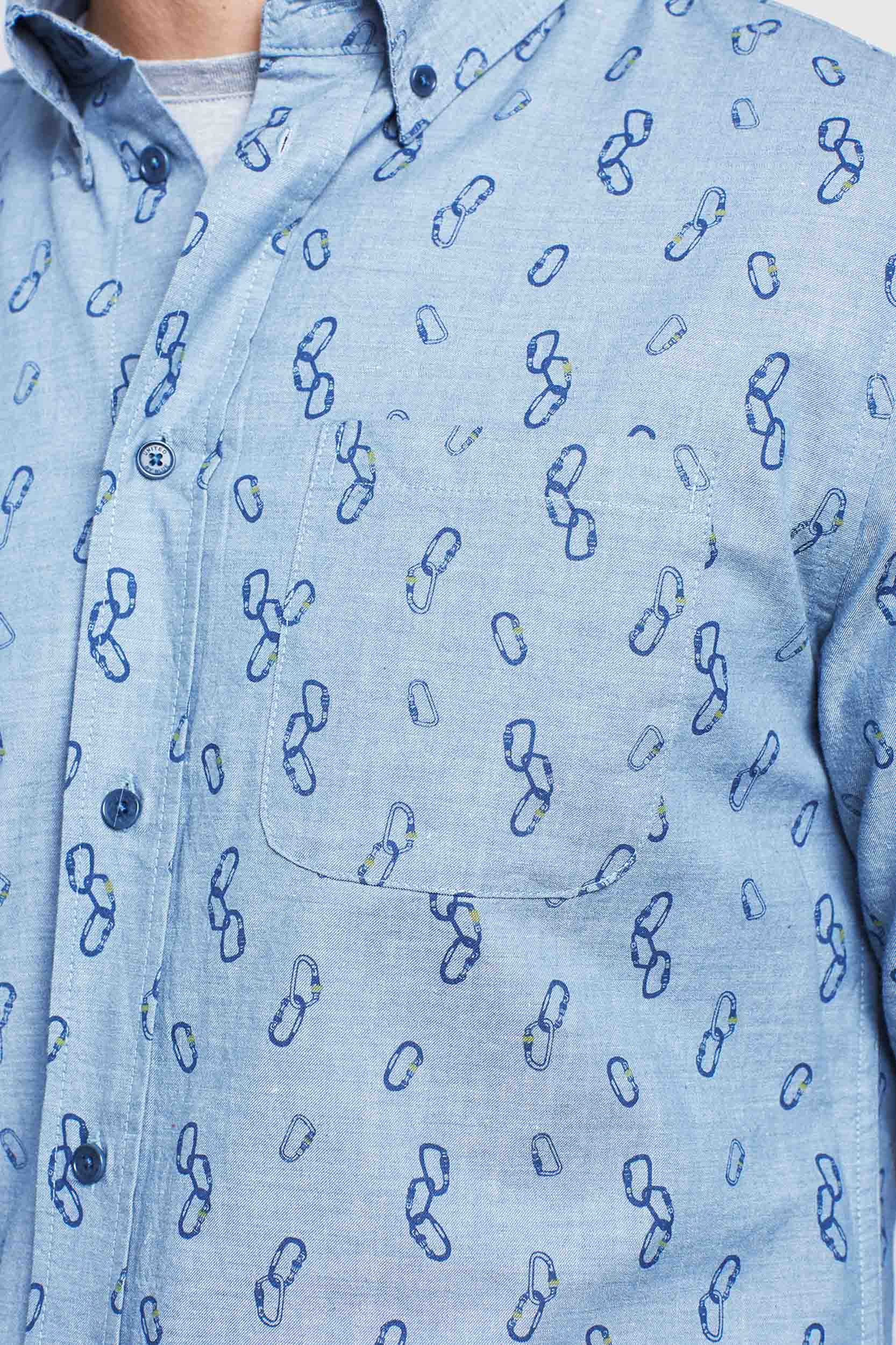Outpost Printed Button Down