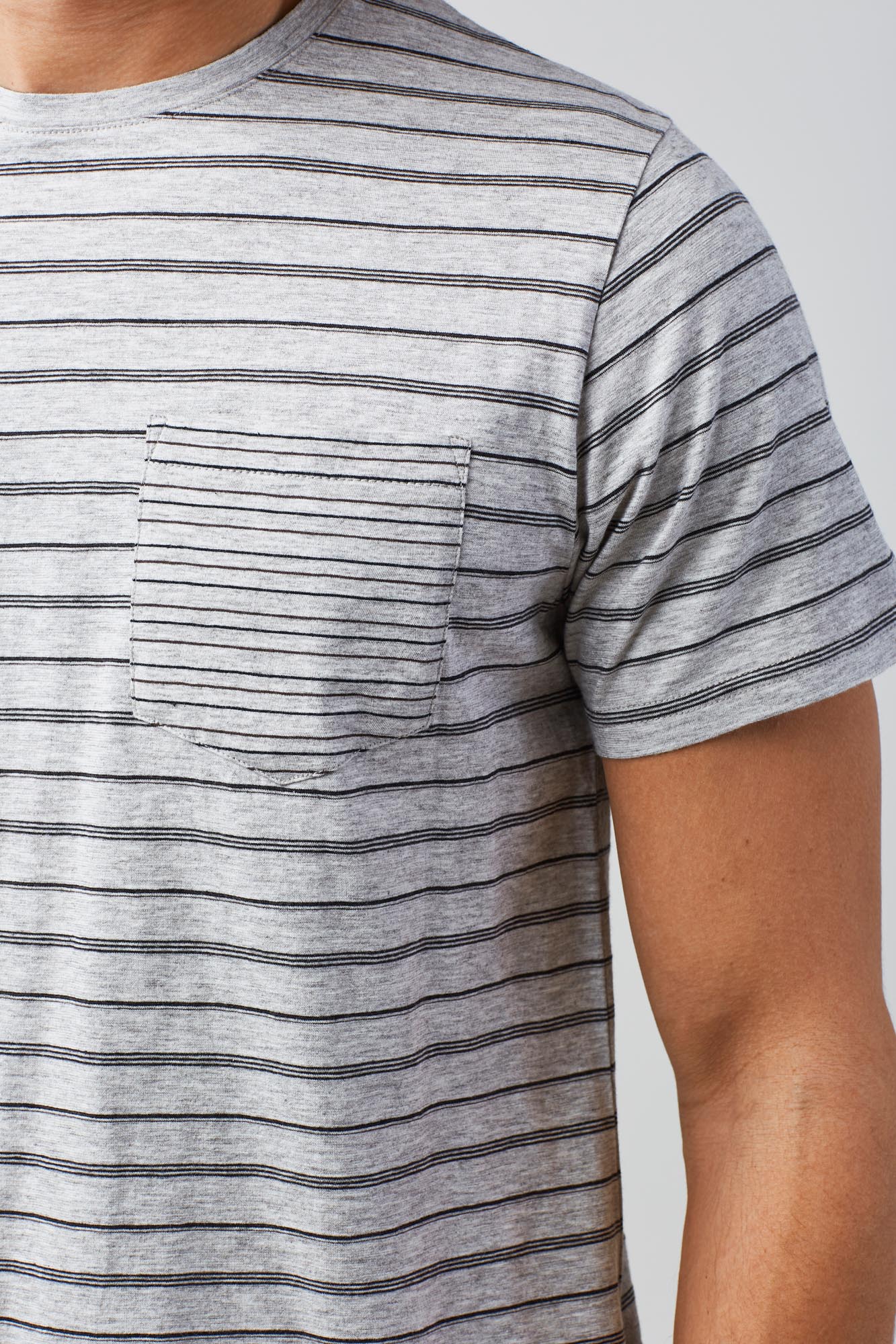 Striped Standard Pocket Tee