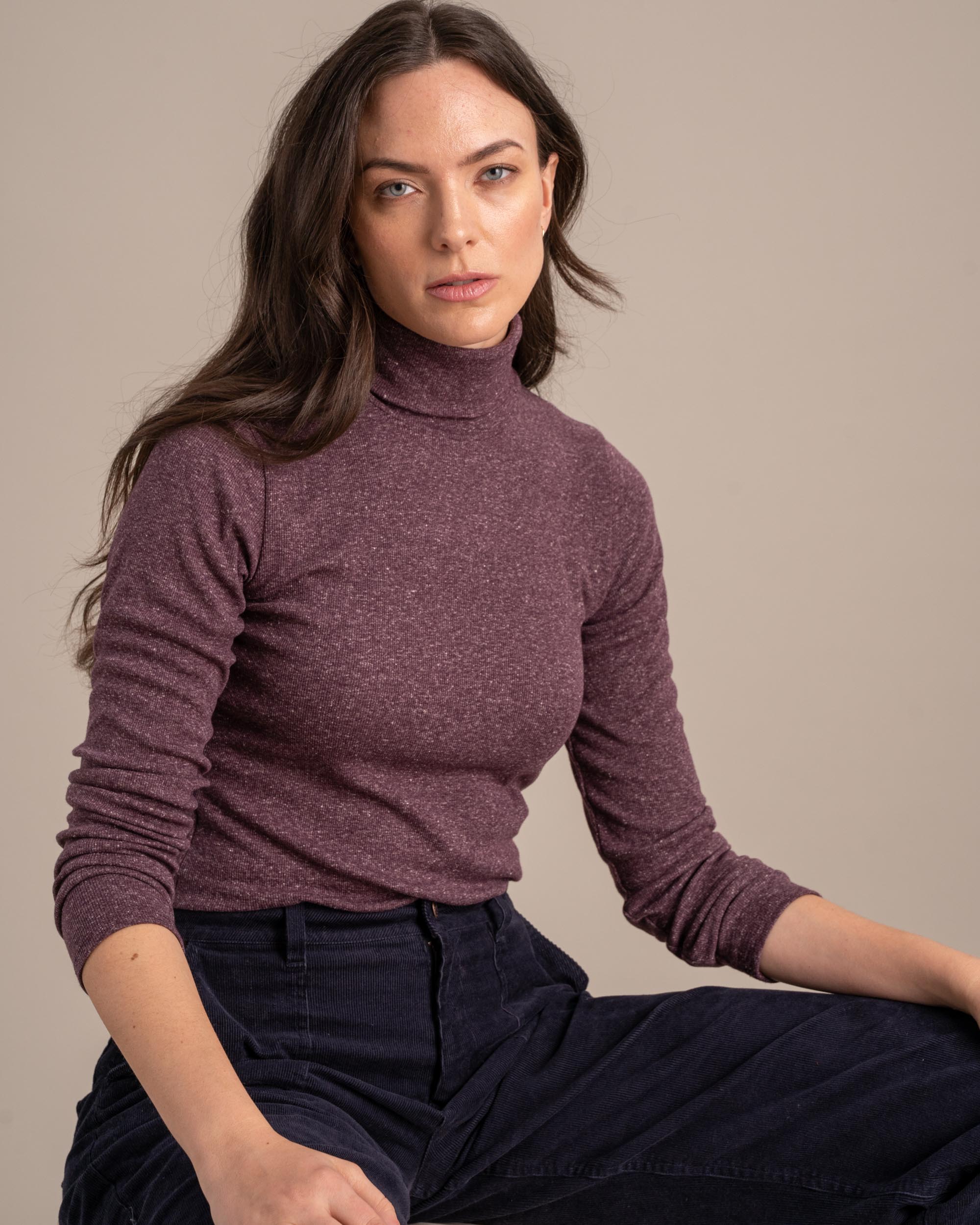 EcoKnit™ Ribbed Turtleneck